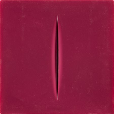 Lucio Fontana "Concetto Spaziale" 1968
multiplo
cm 29x29x2
accompagnato dal libr