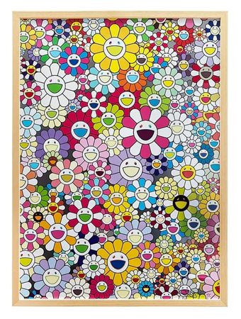 Takashi Murakami “An Homage to Yves Klein, Multicolor B” 2012