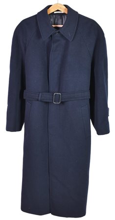 Valentino WOOL COAT DESCRIPTION: Dark blue wool coat for men. Features two...