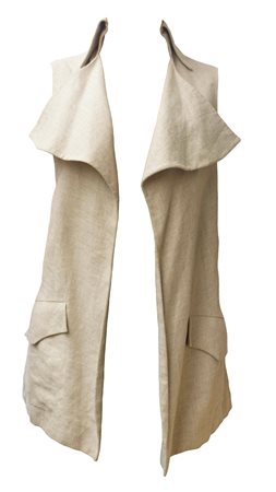 Vivienne Westwood LONG WAISTCOAT DESCRIPTION: Long semi-lined waistcoat made...