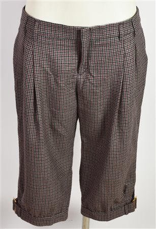 Gucci KNICKERBOCKERS DESCRIPTION: Wool knickerbocker featuring a red and...