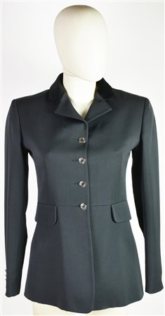 Hermes WOOL BLAZER DESCRIPTION: Equestrian-style jacket with chrome buttons...