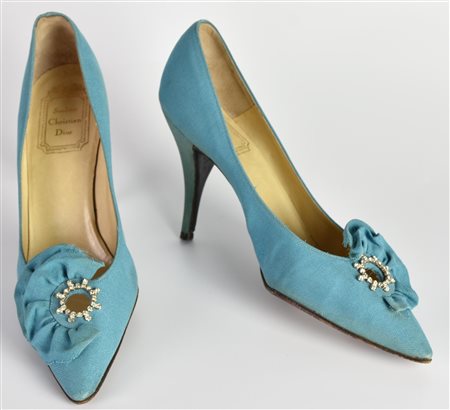 Christian Dior SHOES DESCRIPTION: Roger Vivier for Dior shoes with ruffles...