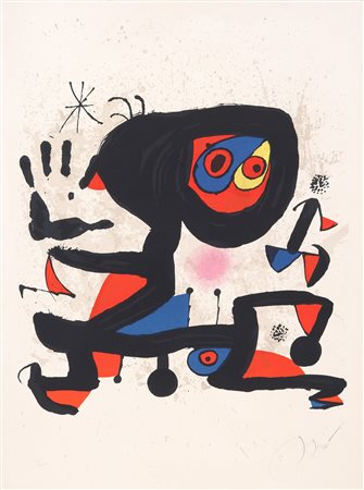 Joan Miró (Barcellona, 1893 - Palma di Maiorca, 1983) Droits de l'homme, 1974...