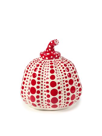 Yayoi Kusama (Matsumoto, 1929) Pumpkin Multiplo in resina cm. 10 h. Firma a...