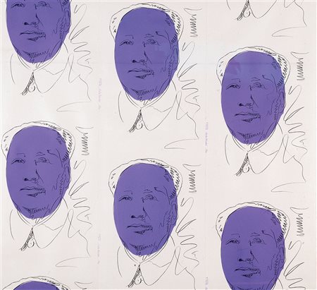 Andy Warhol (Pittsburgh, 1928 - New York, 1987) Mao Wallpaper, 1974...