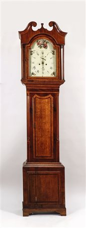 OROLOGIO A COLONNA IN ROVERE, NOCE E ALTRI LEGNI - OAK, WALNUT AND OTHER...