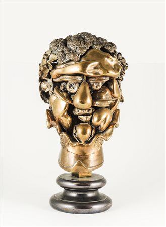 MIGUEL BERROCAL (1933-2006) Arcimboldo 1976/79 scultura in bronzo - bronze,...