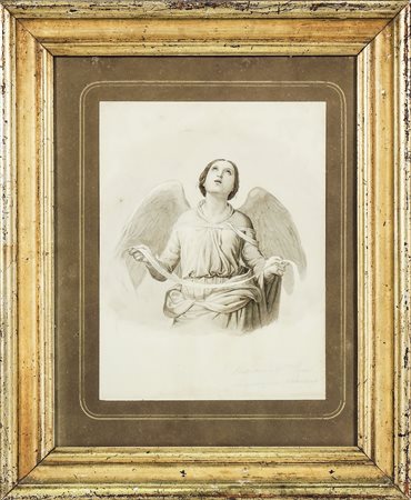 SCUOLA TOSCANA DEL XIX SECOLO - TUSCAN SCHOOL OF 19TH CENTURY Angelo - Angel...