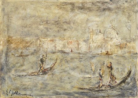 EMANUELE CAPPELLO Venezia - Venice View olio su tela - oil on canvas,...