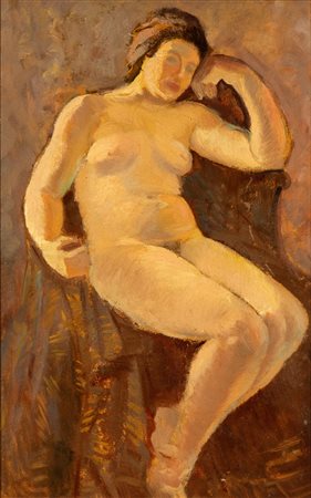 VIRGILIO SIMONETTI (Roma 1897-1982) <br>Nudo femminile
