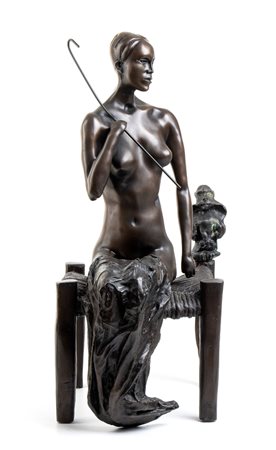 UGO ATTARDI (Genova 1923-Roma 2006) <br>Figura femminile seduta