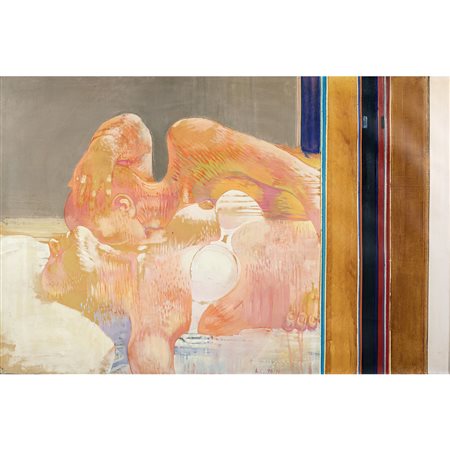 Leonardo Cremonini Bologna 1925 - Parigi 2010 70x105 cm.