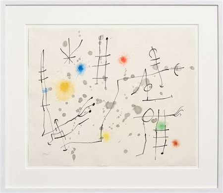 JOAN MIRO'
Senza titolo, 1960