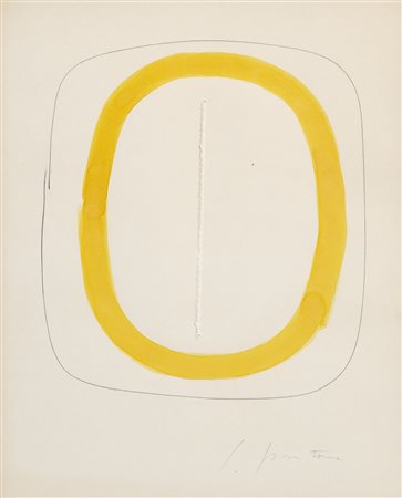 LUCIO FONTANA
Concetto spaziale, 1961