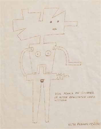 VICTOR BRAUNER
Senza titolo, 1961