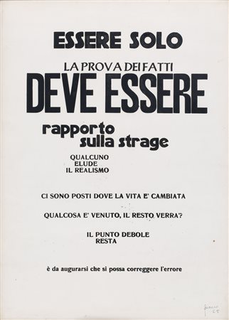 SARENCO
Senza titolo, 1965