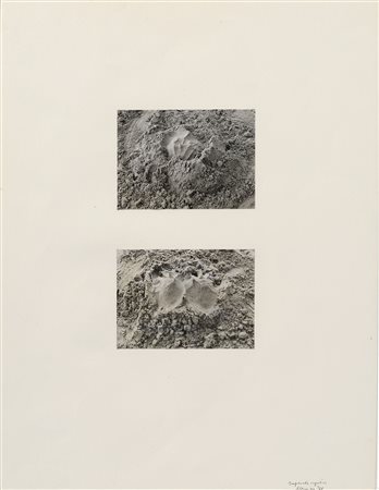 ADRIANO ALTAMIRA
Impronte negative, 1971