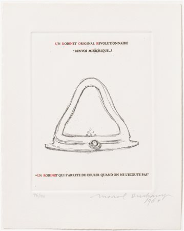 MARCEL DUCHAMP
Un robinet, 1964