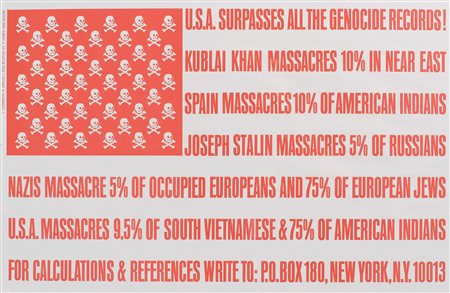 GEORGE MACIUNAS
U.S.A. Surpasses All the Genocide Records!, 1973