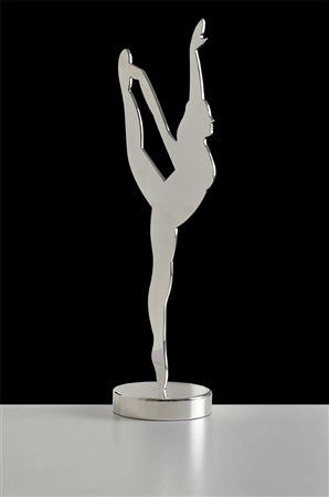 Marco Lodola, Jetè (dalla serie Shining), 2007, scultura in argento, 44,5x12...