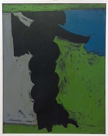 Tano Festa, Particolare dell’Eden: il serpente, 1976, smalto su tela, 100x80...