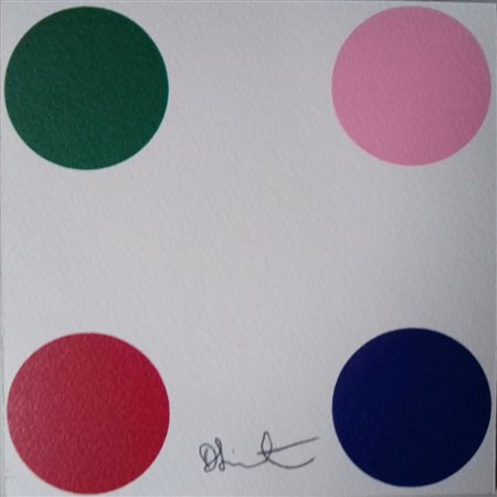 DAMIEN HIRST (1965) Bromuro Rameico da 40 punti xilografici, xilografia a...