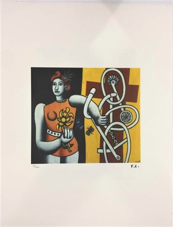 FERNARD LEGER (1881-1955) 5 Litografie, di cui 3 su Carta Infinity CM 65X50...