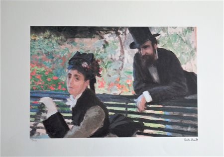 CLAUDE MONET (1840-1926) 7 Litografie CM 70X50 Vari Titoli, Tutte Firma al...