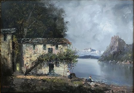 Julius Abbiati, 'Paesaggio'