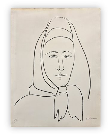 PABLO PICASSO (1881-1973) - Femme espagnole, 1960