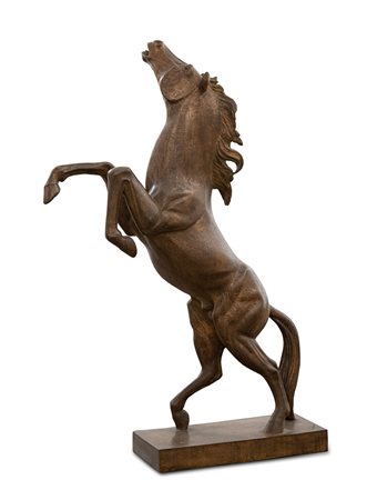 SANTO CASLINI (1912-1999) - Cavallo rampante, anni '80