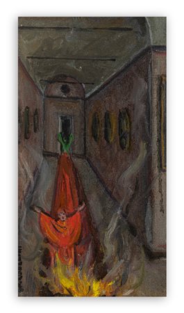 GIANFILIPPO USELLINI (1903-1971) - Il Cardinale all'inferno, 1955