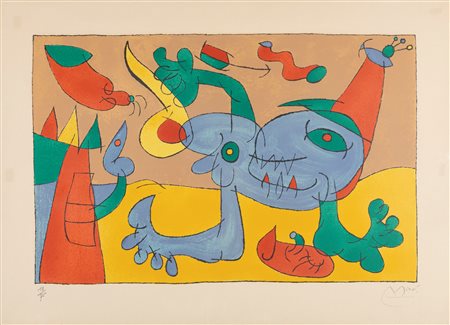 Joan Mirò (Barcellona 1893-Maiorca 1983)  - Re Ubu