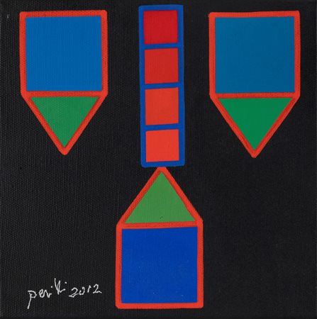 Achille Perilli (Roma 1927-Orvieto 2021)  - Zop, 2012