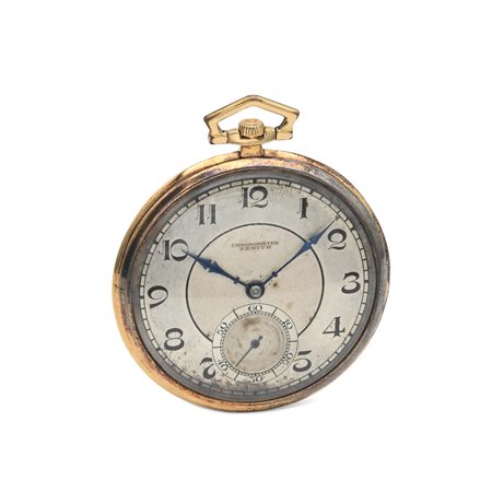 Zenith, orologio da tasca in oro Oro giallo 750/000. Cassa n° 247048,...