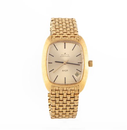 Zenith, orologio polso in oro Oro giallo 750/000. Cassa n° 935045. Bracciale...