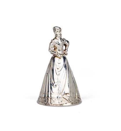 Campanella in argento 925/000, Germania, seconda metà del XIX secolo,...