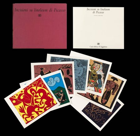 PABLO PICASSO<BR>Malaga (Spagna) 1881 - 1973 Mougins (Francia)<BR>"Incisioni su linoleum di Picasso"