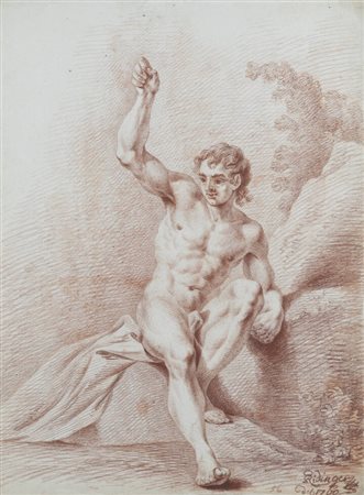 RIDINGER JOHANN ELIAS<BR>"Fanciullo" 1760
