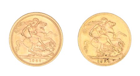 2 sterline 1925 e 1966