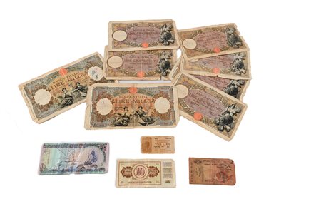 Lotto 6 pezzi 500 Lire Carpanesi Mietitrice (12.01.1935; 21.10.1938;...