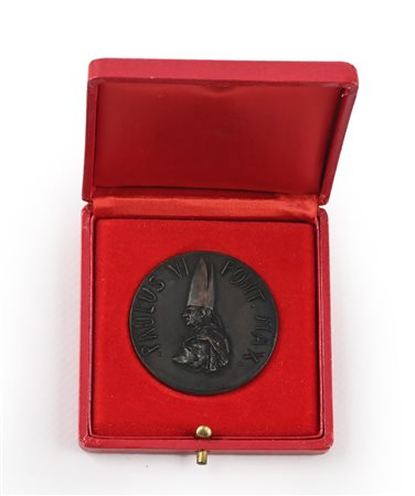 Medaglia in bronzo di Paolo VI Entro astuccio originale