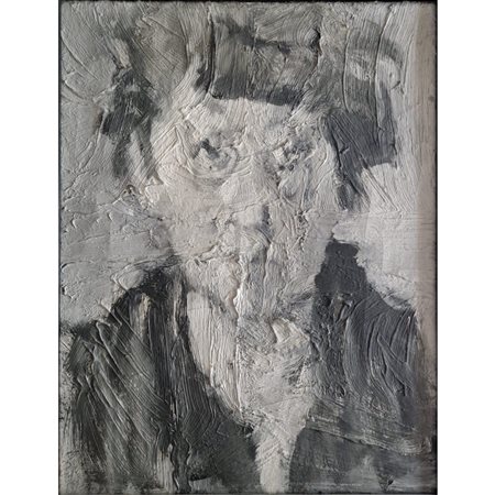 Paolo Vallorz, Ritratto (anni '60), olio su tela, cm 41x33, pubblicato sul...