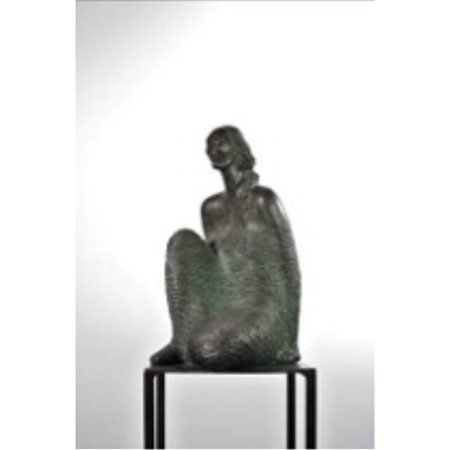 Bruno Lucchi, Donna (1996), bronzo n. 4/6 h. 32,5 cm