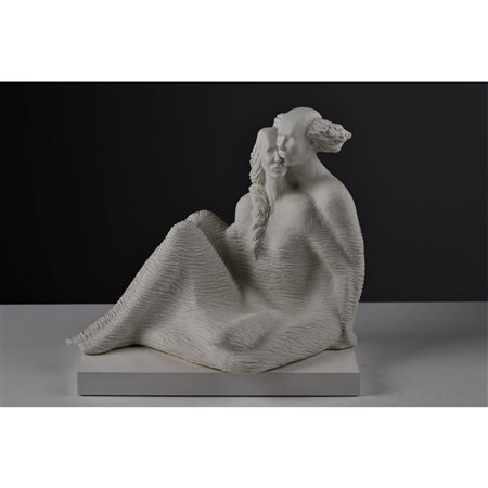 Bruno Lucchi, Coppia (2000), porcellana n. PDA cm. 25,5x30