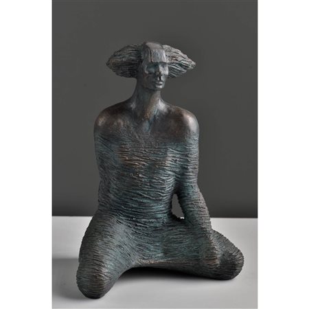 Bruno Lucchi, Guerriero (2006), bronzo, h. 29,5 n. 6/6