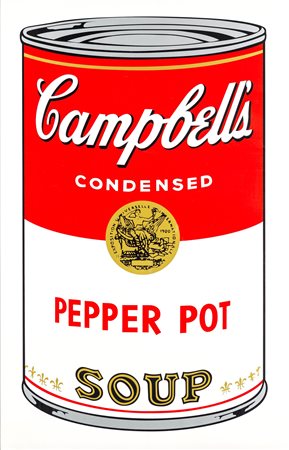 Andy Warhol (Pitsburg 1928-New York 1987) Campbell Soup Serigrafia cm 89x58,2...