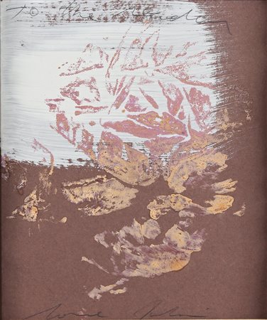 Julian Schnabel (New York 1951) To the reader 1990 Pittura acrilica su...