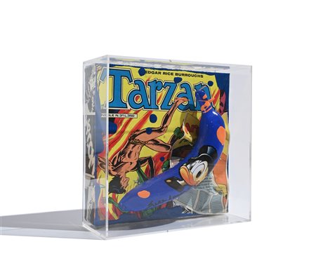 Sara Arnaout (Torino 1975) Tarzan 2003 Applicazione di oggetti, collage e...